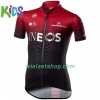 Kind Fietskleding (Fietsshirt + Fietsbroek Kort) 2020 TEAM INEOS N001